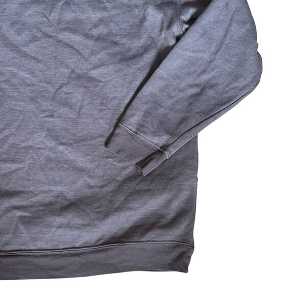 Natural Life Women’s Sz S Gray Rainbow Smile Sweatshirt Pockets Daisy Comfy - Picture 10 of 11